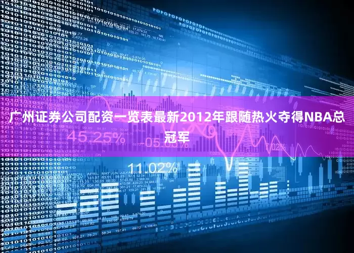 广州证券公司配资一览表最新2012年跟随热火夺得NBA总冠军